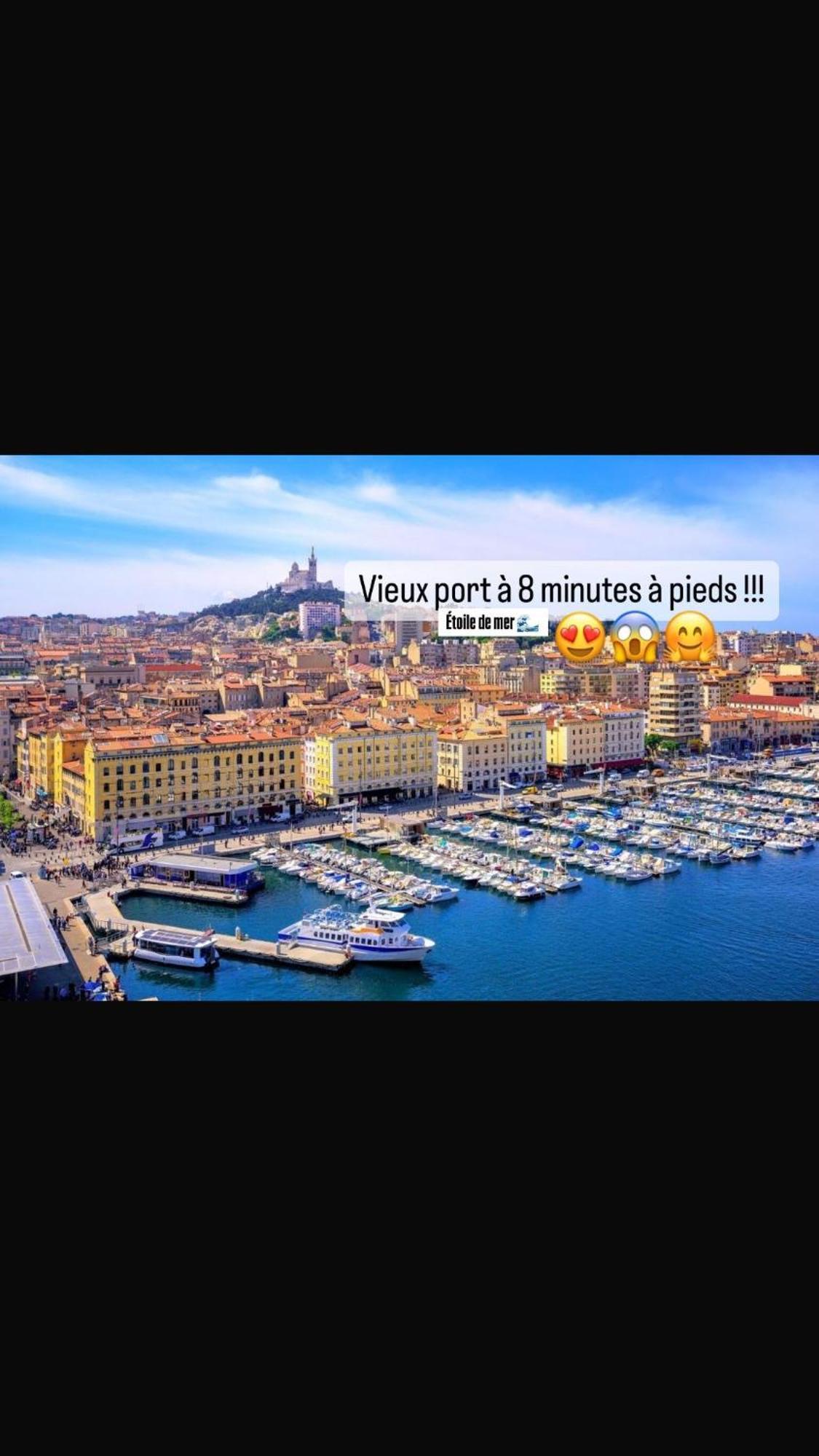 Etoile De Mer Magnifique Studio Deco Plage Et Sable Fin, Votre Sejour A Marseille Commence Ici, Centre-Ville Eksteriør billede